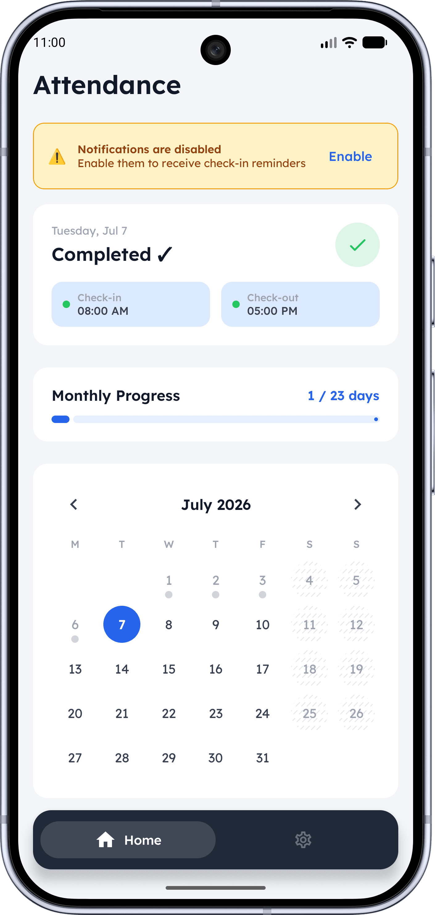 Clock Timer app screenshot