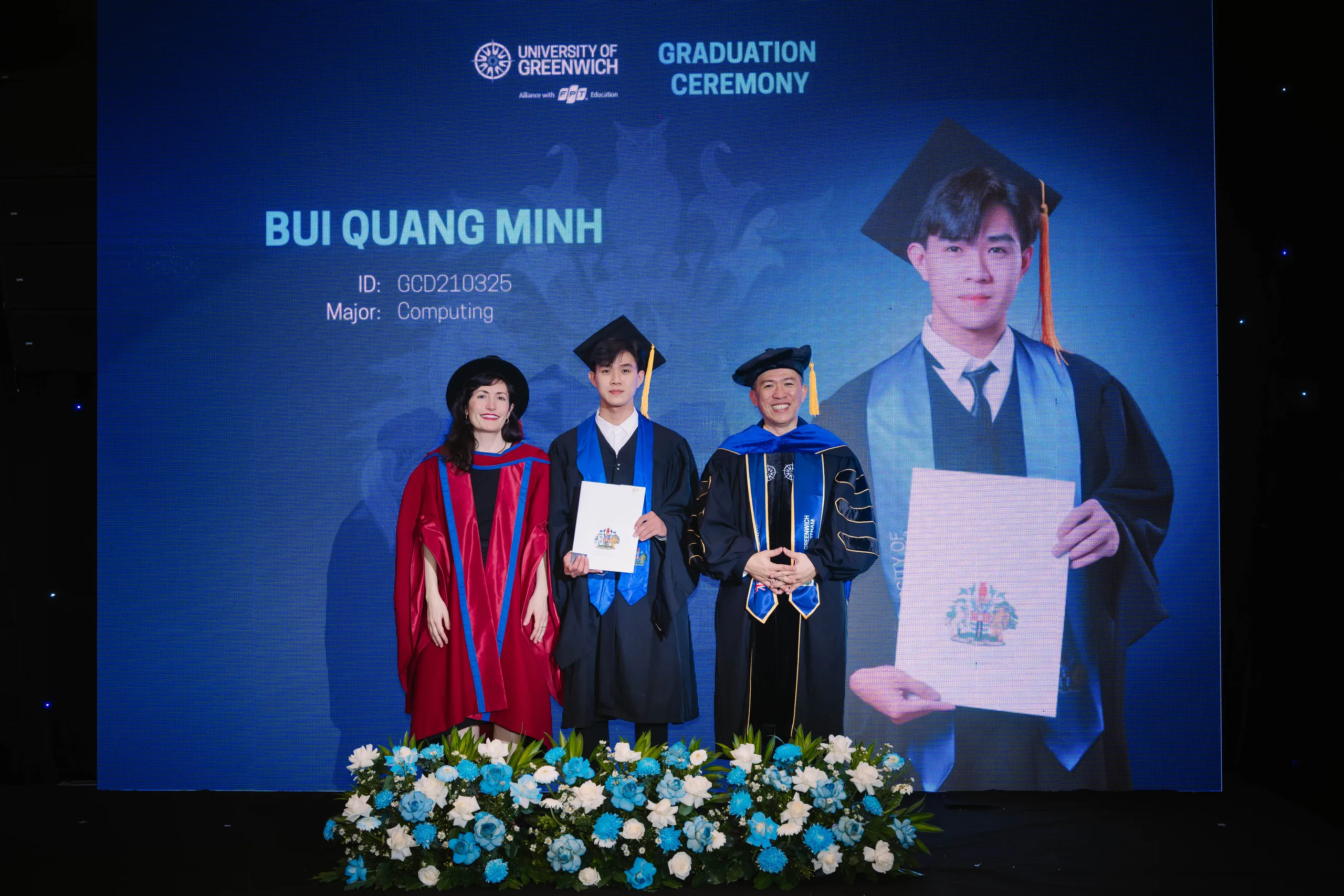 Honor ceremony group photo