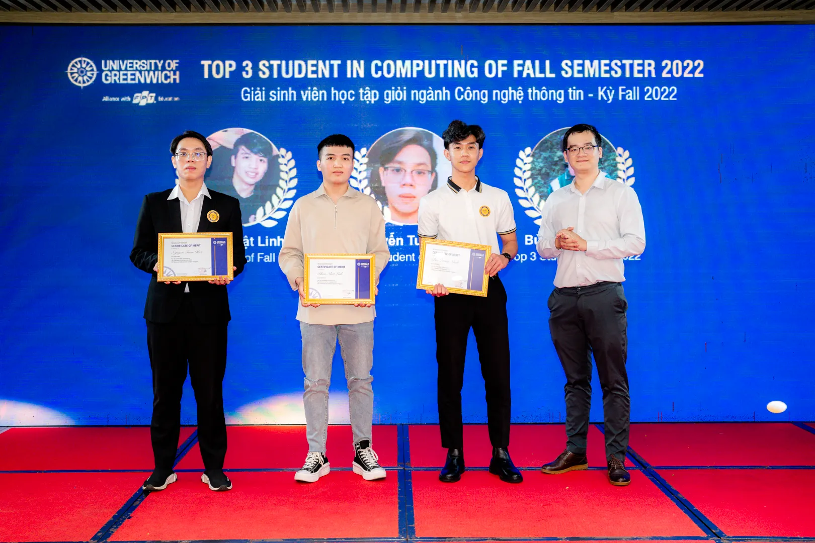 Academic honor presentation