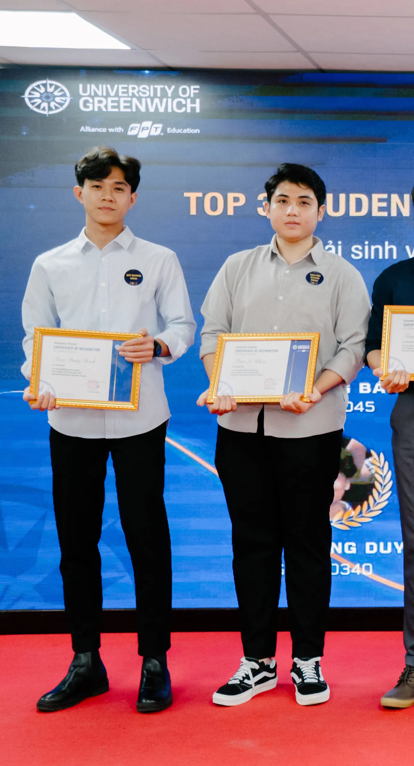 Achievement celebration photo