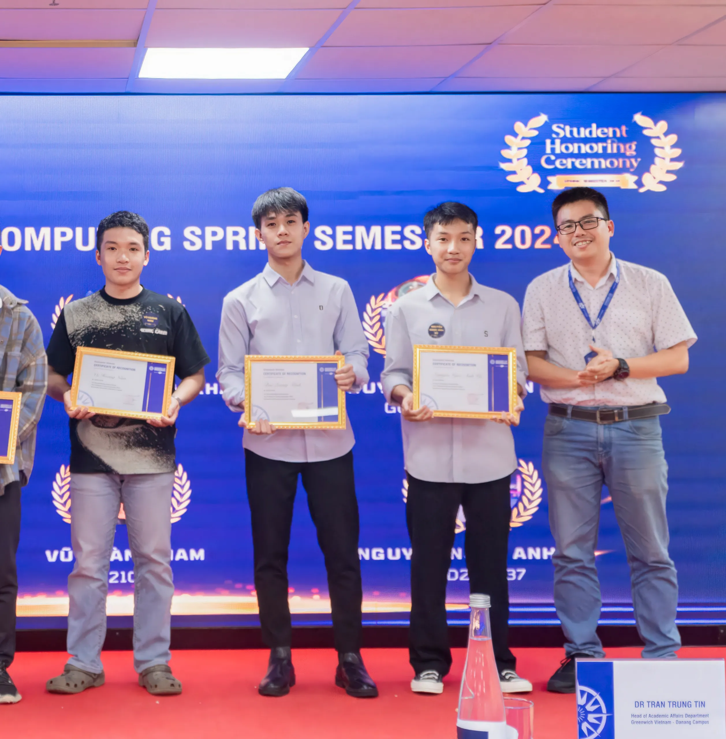 Recognition event group photo