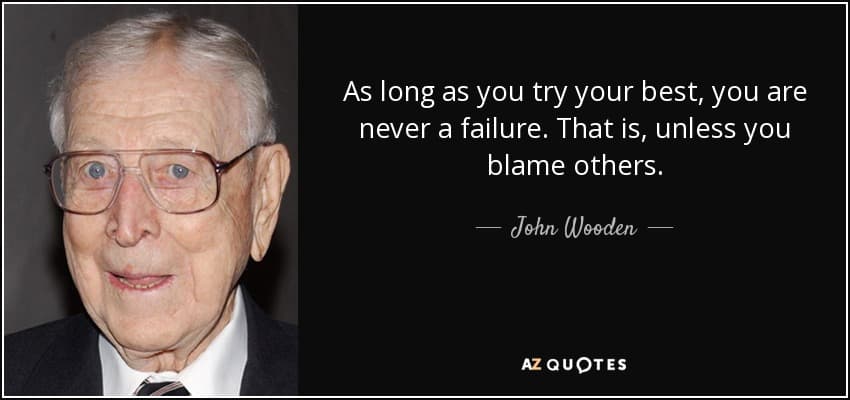 A Quote of John Wooden